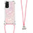 Funda Silicona Carcasa Goma Bling-Bling con Acollador Cordon Lanyard YB1 para Xiaomi Redmi Note 11 4G (2022)