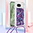 Funda Silicona Carcasa Goma Bling-Bling con Acollador Cordon Lanyard YB2 para Google Pixel 8a 5G