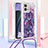 Funda Silicona Carcasa Goma Bling-Bling con Acollador Cordon Lanyard YB2 para Motorola Moto G Stylus (2023) 4G