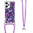 Funda Silicona Carcasa Goma Bling-Bling con Acollador Cordon Lanyard YB2 para Xiaomi Poco F5 5G