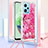 Funda Silicona Carcasa Goma Bling-Bling con Acollador Cordon Lanyard YB2 para Xiaomi Redmi Note 12 5G