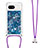 Funda Silicona Carcasa Goma Bling-Bling con Acollador Cordon Lanyard YB3 para Google Pixel 8a 5G