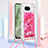 Funda Silicona Carcasa Goma Bling-Bling con Acollador Cordon Lanyard YB3 para Google Pixel 8a 5G