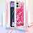 Funda Silicona Carcasa Goma Bling-Bling con Acollador Cordon Lanyard YB3 para Motorola Moto G Stylus (2023) 4G