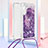 Funda Silicona Carcasa Goma Bling-Bling con Acollador Cordon Lanyard YB3 para Samsung Galaxy A34 5G