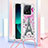 Funda Silicona Carcasa Goma Bling-Bling con Acollador Cordon Lanyard YB3 para Xiaomi Mi 13T 5G