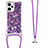 Funda Silicona Carcasa Goma Bling-Bling con Acollador Cordon Lanyard YB3 para Xiaomi Poco F5 5G