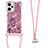 Funda Silicona Carcasa Goma Bling-Bling con Acollador Cordon Lanyard YB3 para Xiaomi Poco F5 5G