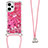 Funda Silicona Carcasa Goma Bling-Bling con Acollador Cordon Lanyard YB3 para Xiaomi Poco F5 5G