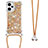 Funda Silicona Carcasa Goma Bling-Bling con Acollador Cordon Lanyard YB3 para Xiaomi Poco F5 5G