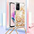 Funda Silicona Carcasa Goma Bling-Bling con Acollador Cordon Lanyard YB3 para Xiaomi Redmi Note 12S