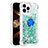 Funda Silicona Carcasa Goma Bling-Bling con Anillo de dedo Soporte S01 para Apple iPhone 13 Pro