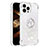 Funda Silicona Carcasa Goma Bling-Bling con Anillo de dedo Soporte S01 para Apple iPhone 13 Pro Max