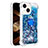 Funda Silicona Carcasa Goma Bling-Bling con Anillo de dedo Soporte S01 para Apple iPhone 14