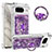 Funda Silicona Carcasa Goma Bling-Bling con Anillo de dedo Soporte S01 para Google Pixel 8 5G