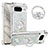 Funda Silicona Carcasa Goma Bling-Bling con Anillo de dedo Soporte S01 para Google Pixel 8 5G