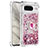 Funda Silicona Carcasa Goma Bling-Bling con Anillo de dedo Soporte S01 para Google Pixel 8 5G