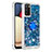 Funda Silicona Carcasa Goma Bling-Bling con Anillo de dedo Soporte S01 para Samsung Galaxy A02s