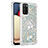 Funda Silicona Carcasa Goma Bling-Bling con Anillo de dedo Soporte S01 para Samsung Galaxy A02s