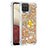 Funda Silicona Carcasa Goma Bling-Bling con Anillo de dedo Soporte S01 para Samsung Galaxy A12