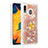 Funda Silicona Carcasa Goma Bling-Bling con Anillo de dedo Soporte S01 para Samsung Galaxy A30