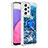 Funda Silicona Carcasa Goma Bling-Bling con Anillo de dedo Soporte S01 para Samsung Galaxy A33 5G