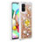 Funda Silicona Carcasa Goma Bling-Bling con Anillo de dedo Soporte S01 para Samsung Galaxy A71 5G