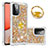 Funda Silicona Carcasa Goma Bling-Bling con Anillo de dedo Soporte S01 para Samsung Galaxy A72 5G