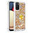 Funda Silicona Carcasa Goma Bling-Bling con Anillo de dedo Soporte S01 para Samsung Galaxy F02S SM-E025F