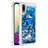 Funda Silicona Carcasa Goma Bling-Bling con Anillo de dedo Soporte S01 para Samsung Galaxy M02