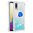 Funda Silicona Carcasa Goma Bling-Bling con Anillo de dedo Soporte S01 para Samsung Galaxy M02