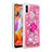 Funda Silicona Carcasa Goma Bling-Bling con Anillo de dedo Soporte S01 para Samsung Galaxy M11