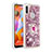 Funda Silicona Carcasa Goma Bling-Bling con Anillo de dedo Soporte S01 para Samsung Galaxy M11