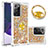 Funda Silicona Carcasa Goma Bling-Bling con Anillo de dedo Soporte S01 para Samsung Galaxy Note 20 Ultra 5G