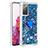 Funda Silicona Carcasa Goma Bling-Bling con Anillo de dedo Soporte S01 para Samsung Galaxy S20 FE 4G