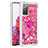 Funda Silicona Carcasa Goma Bling-Bling con Anillo de dedo Soporte S01 para Samsung Galaxy S20 FE 5G