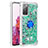 Funda Silicona Carcasa Goma Bling-Bling con Anillo de dedo Soporte S01 para Samsung Galaxy S20 Lite 5G