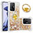 Funda Silicona Carcasa Goma Bling-Bling con Anillo de dedo Soporte S01 para Xiaomi Mi 11T 5G