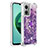 Funda Silicona Carcasa Goma Bling-Bling con Anillo de dedo Soporte S01 para Xiaomi Redmi Note 11E 5G