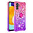 Funda Silicona Carcasa Goma Bling-Bling con Anillo de dedo Soporte S02 para Samsung Galaxy A04s