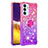 Funda Silicona Carcasa Goma Bling-Bling con Anillo de dedo Soporte S02 para Samsung Galaxy A05s