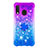 Funda Silicona Carcasa Goma Bling-Bling con Anillo de dedo Soporte S02 para Samsung Galaxy A20e