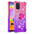 Funda Silicona Carcasa Goma Bling-Bling con Anillo de dedo Soporte S02 para Samsung Galaxy A31