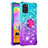 Funda Silicona Carcasa Goma Bling-Bling con Anillo de dedo Soporte S02 para Samsung Galaxy A31