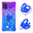 Funda Silicona Carcasa Goma Bling-Bling con Anillo de dedo Soporte S02 para Samsung Galaxy A31