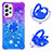 Funda Silicona Carcasa Goma Bling-Bling con Anillo de dedo Soporte S02 para Samsung Galaxy A33 5G