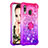 Funda Silicona Carcasa Goma Bling-Bling con Anillo de dedo Soporte S02 para Samsung Galaxy A40