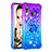 Funda Silicona Carcasa Goma Bling-Bling con Anillo de dedo Soporte S02 para Samsung Galaxy A40