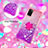 Funda Silicona Carcasa Goma Bling-Bling con Anillo de dedo Soporte S02 para Samsung Galaxy A41