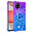 Funda Silicona Carcasa Goma Bling-Bling con Anillo de dedo Soporte S02 para Samsung Galaxy A42 5G